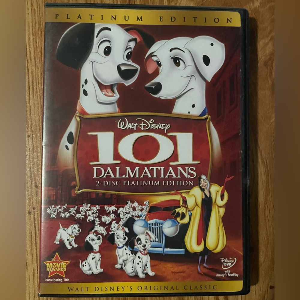 Disney 101 Dalmations DVD movie